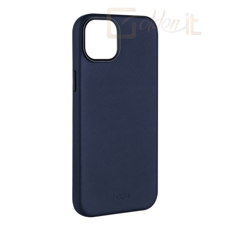 Okostelefon kiegészítő FIXED MagLeather for Apple iPhone 14, blue - FIXLM-928-BL