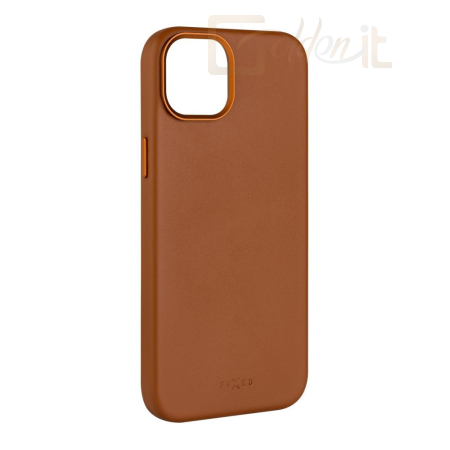 Okostelefon kiegészítő FIXED MagLeather for Apple iPhone 14, brown - FIXLM-928-BRW