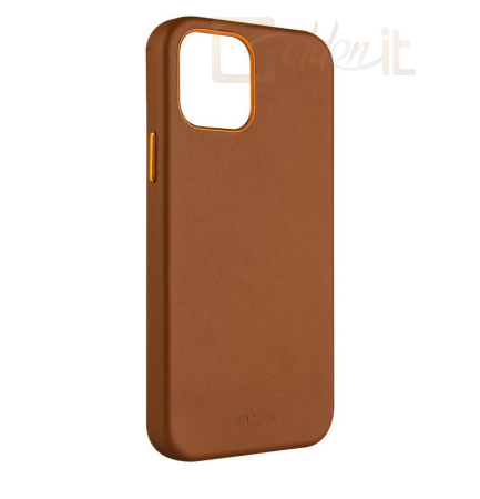 Okostelefon kiegészítő FIXED MagLeather for Apple iPhone 12/12 Pro, brown - FIXLM-558-BRW