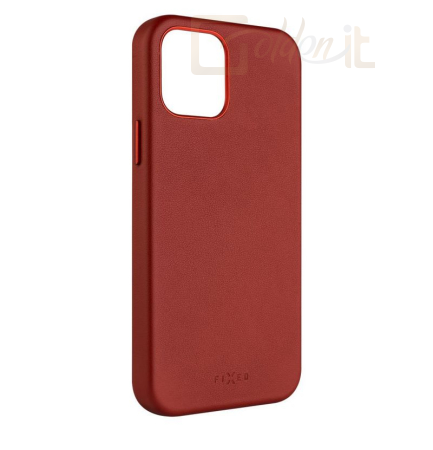 Okostelefon kiegészítő FIXED MagLeather for Apple iPhone 12/12 Pro, red - FIXLM-558-RD