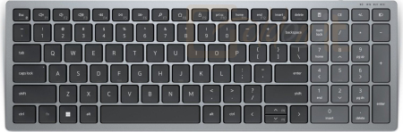 Billentyűzet Dell KB740 Compact Multi-Device Wireless Keyboard Titan Gray UK - 580-AKPD