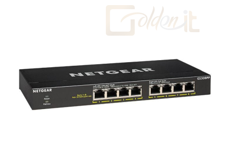 Hálózati eszközök Netgear GS308PP-100EUS 8-Port Switch - GS308PP-100EUS