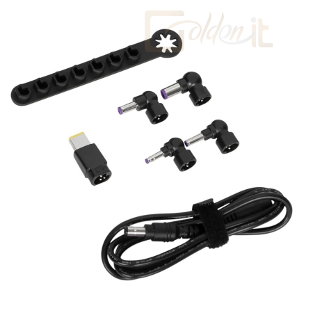 Notebook kiegészitők Targus 90W Legacy Power Accessory Kit (DC Cable to Tip + 5 Tips + Storage Bar)1,8M Black - ACC1134GLX