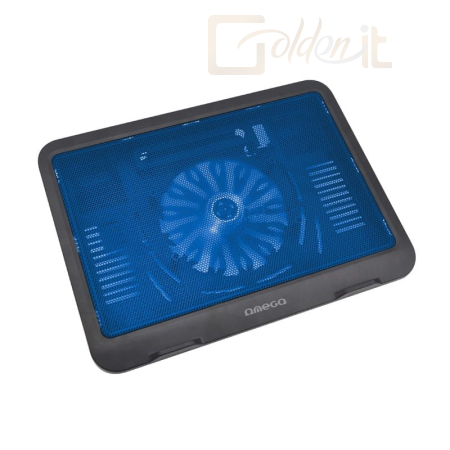 Notebook kiegészitők Platinet Omega Laptop Cooler Pad Wind Black/Blue - OMNCPWBL