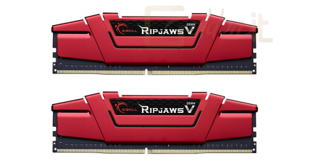 RAM G.SKILL 32GB DDR4 2666Mhz Kit(2x16GB) Ripjaws V Red - F4-2666C19D-32GVR