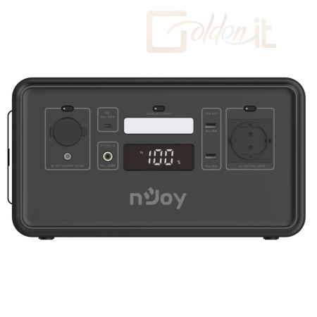 Powerbank vésztöltők Njoy Power Base 300 Black - ESPS-30TBBIF-CT012