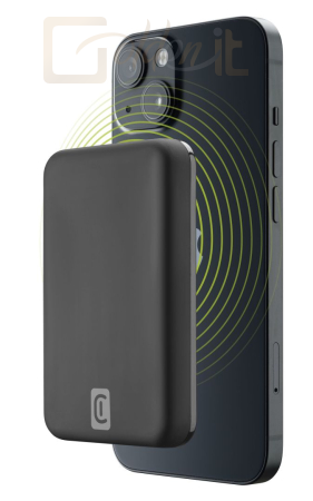 Powerbank vésztöltők Cellularline MAG Wireless 5000 mAh Purple - PBMAGSFCOL5000WIRV