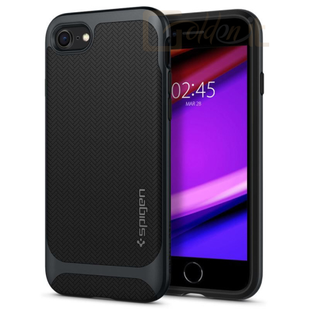 Okostelefon kiegészítő Spigen Neo Hybrid, metal slate - iPhone SE 2022/SE 2020/8/7 - ACS00952