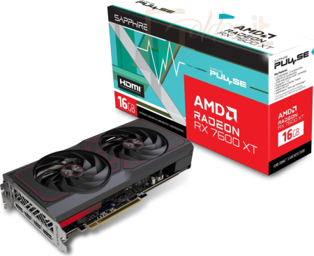 Videókártya Sapphire Radeon RX 7600XT 16GB Pulse Gaming - 11339-04-20G