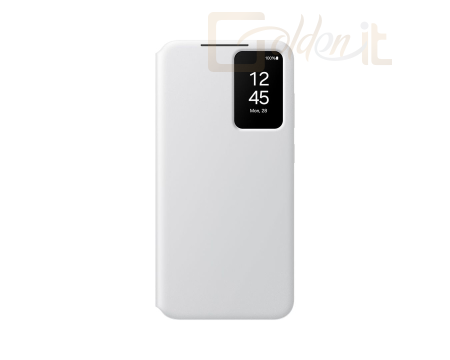 Okostelefon kiegészítő Samsung Galaxy S24+ Smart View Wallet Case White - EF-ZS926CWEGWW