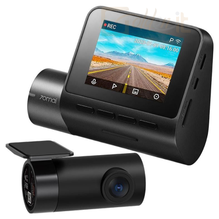 Videokamera Xiaomi 70mai Dash Cam A200 + RC11 Rear Camera Black - XM70MAIDCA2001SET