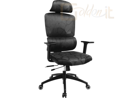 Gamer szék Sandberg ErgoFusion Gaming Chair Pro Black - 640-96