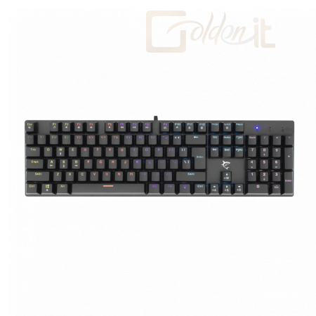 Billentyűzet White Shark GK-2107 Commandos Elite Blue Switches Mechanical keyboard Black US - GK-2107B/BL-US
