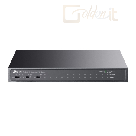 Hálózati eszközök TP-Link TL-SL1311P 8-Port 10/100Mbps + 3-Port Gigabit Desktop Switch with 8-Port PoE+ - TL-SL1311P