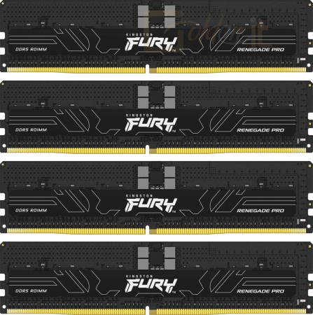 RAM Kingston 128GB DDR5 4800MHz Kit(4x32GB) Fury Renegade Pro Black - KF548R36RBK4-128