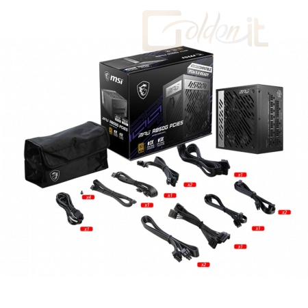 Táp Msi 850W 80+ Gold MPG A850G PCIE5 ATX 3.0 - MPGA850GPCIE5
