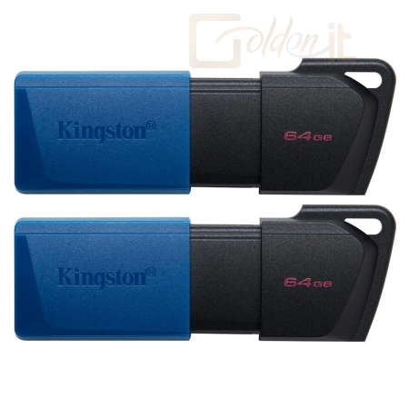USB Ram Drive Kingston 64GB DataTraveler Exodia M USB3.2 Black/Blue 2db - DTXM/64GB-2P