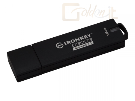 USB Ram Drive Kingston 16GB IronKey D300SM (Serialized Managed) Black - IKD300SM/16GB