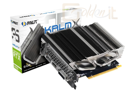 Videókártya Palit GeForce RTX3050 6GB DDR6 KalmX - NE63050018JE-1070H