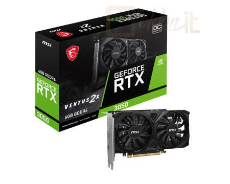 Videókártya Msi RTX3050 VENTUS 2X 6G OC - RTX 3050 VENTUS 2X 6G OC