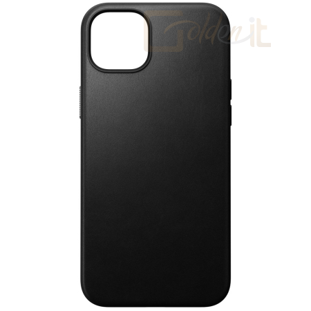 Okostelefon kiegészítő Nomad iPhone 15 Plus Modern Leather Case Black - NM01608585