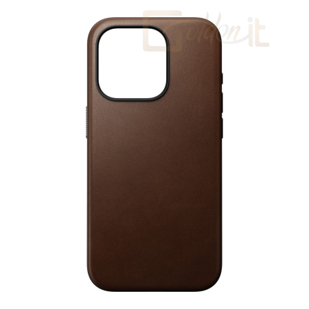 Okostelefon kiegészítő Nomad iPhone 15 Pro Modern Leather Case Rustic Brown - NM01614685