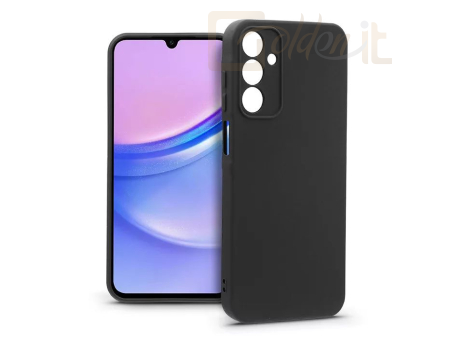 Okostelefon kiegészítő Haffner HF649416 Samsung Galaxy A15 4G/5G fekete szilikon hátlap Black - HF649416