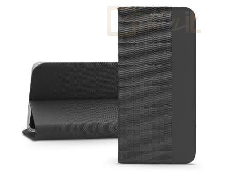 Okostelefon kiegészítő Haffner PT-6651 Xiaomi Redmi Note 12 5G/Poco X5 5G bőr oldalra nyíló tok Black - PT-6651