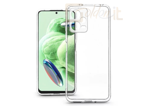 Okostelefon kiegészítő Haffner TF-0210 Xiaomi Redmi Note 12 5G/Poco X5 5G szilikon hátlap Clear - TF-0210