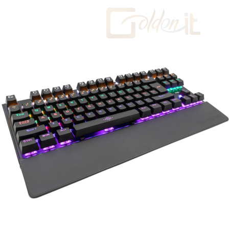 Billentyűzet MS Elite C710 Small Mechanical RGB Keyboard Black US - MSP10009