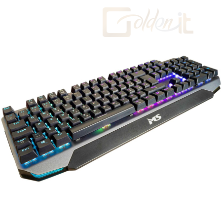 Billentyűzet MS Elite C910 Gaming Mechanical RGB Keyboard Black UK - MSP10010