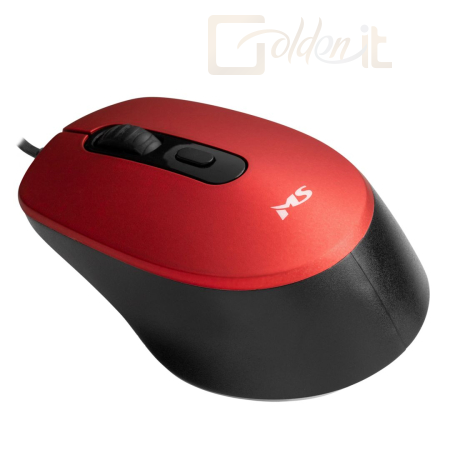 Egér MS Focus C122 Mouse Red - MSP20023