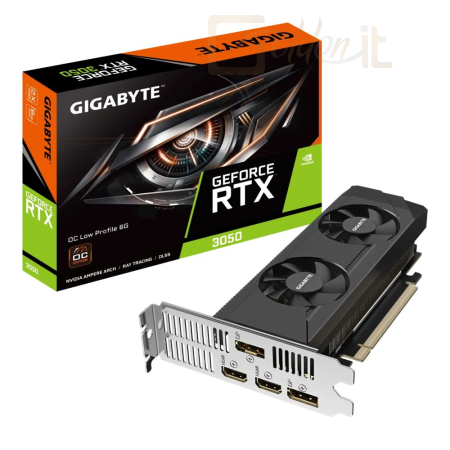 Videókártya Gigabyte RTX3050 OC LOW PROFILE 6G - GV-N3050OC-6GL