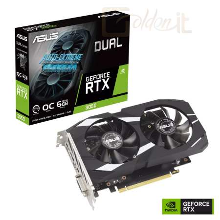 Videókártya Asus DUAL-RTX3050-O6G - DUAL-RTX3050-O6G