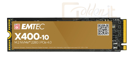 Winchester SSD Emtec 4TB M.2 2280 NVMe X400-10 Power Pro - ECSSD4TX410