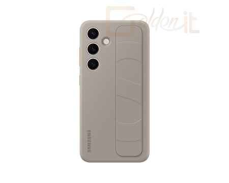 Okostelefon kiegészítő Samsung Galaxy S24 Standing Grip Case Taupe - EF-GS921CUEGWW