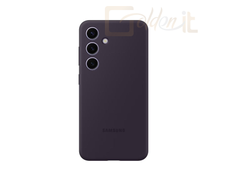 Okostelefon kiegészítő Samsung Galaxy S24 Silicone Case Dark Violet - EF-PS921TEEGWW