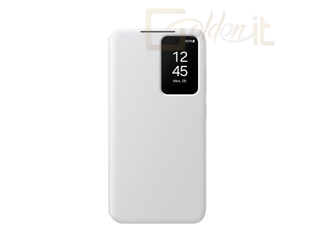 Okostelefon kiegészítő Samsung Galaxy S24 Smart View Wallet Case White - EF-ZS921CWEGWW