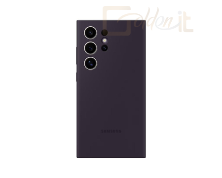 Okostelefon kiegészítő Samsung Galaxy S24 Ultra Silicone Case Dark Violet - EF-PS928TEEGWW