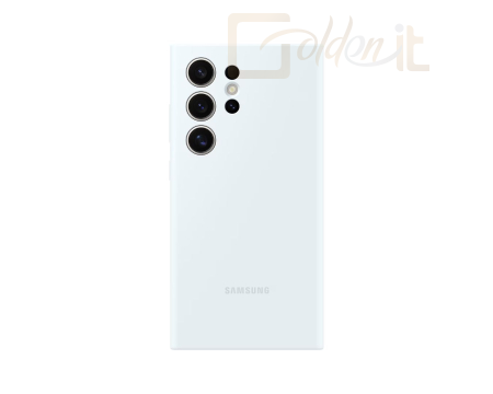 Okostelefon kiegészítő Samsung Galaxy S24 Ultra Silicone Case White - EF-PS928TWEGWW