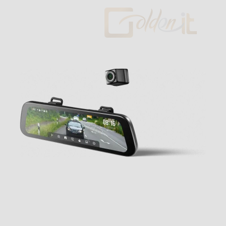 Videokamera Xiaomi 70Mai Dash Cam S500 Menetrögzítő kamera + RC13 hátsó kamera szett - S500+RC13