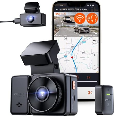 Videokamera VANTRUE Element 2 Dual WiFi Dash Cam - VANTRUE E2