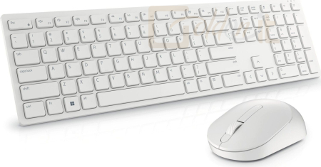Billentyűzet Dell KM5221W Wireless Keyboard and Mouse White US - 580-AKEZ