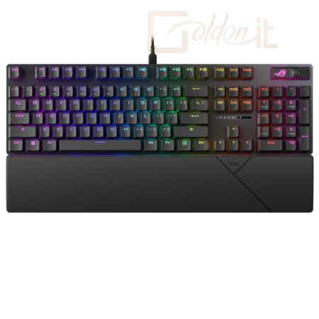 Billentyűzet Asus ROG Strix Scope II NX Snow Keyboard Black HU - 90MP036A-BKHA00