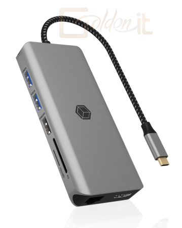 Notebook kiegészitők Raidsonic 12-in-1 USB Type-C Dock with PD up to 100W - IB-DK4061-CPD