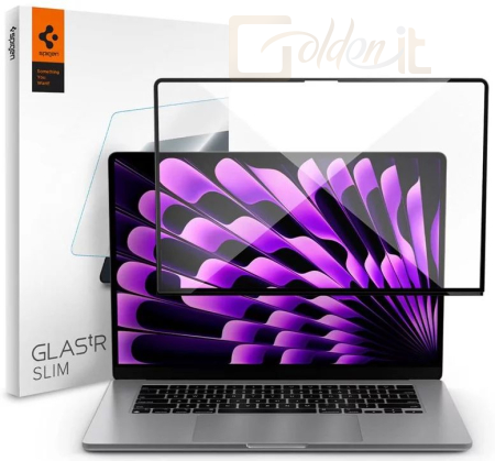 Notebook kiegészitők Spigen Glass tR SLIM 1 Pack for MacBook Air 15