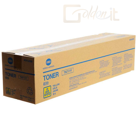 Nyomtató - Tintapatron Konica Minolta TN711Y Yellow toner - A3VU250