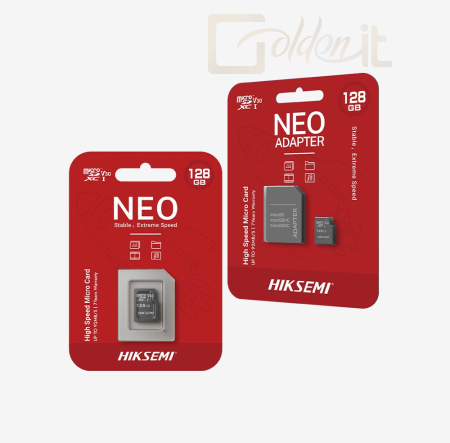 USB Ram Drive HikSEMI 16GB microSDHC Neo Class 10 UHS-I + adapterrel - HS-TF-C1 16G ADAPTER