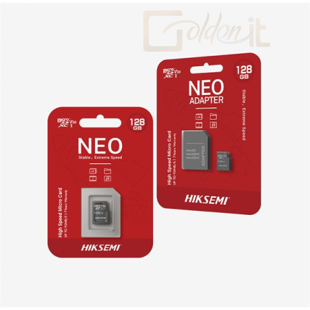 USB Ram Drive HikSEMI 8GB microSDHC Neo Class 10 UHS-I + adapterrel - HS-TF-C1 8G ADAPTER