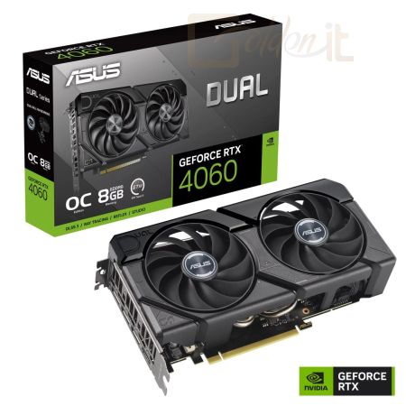 Videókártya Asus DUAL-RTX4060-O8G-EVO - DUAL-RTX4060-O8G-EVO